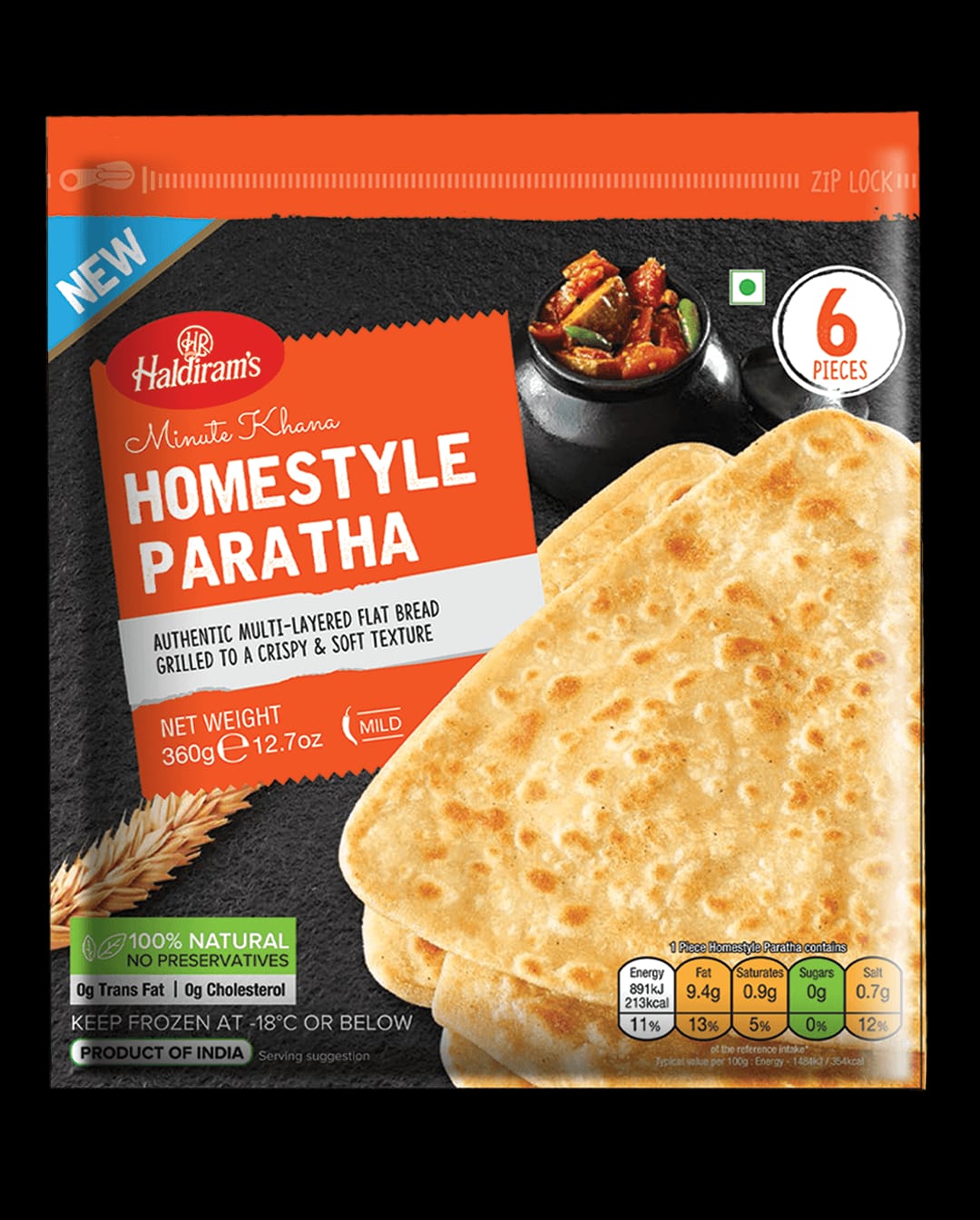 Homestyle Paratha (HR) - 360g