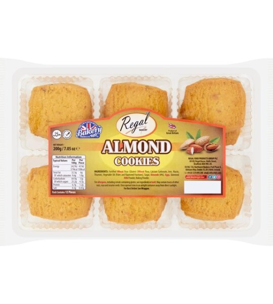 Almond Cookies (Regal) - 12stk