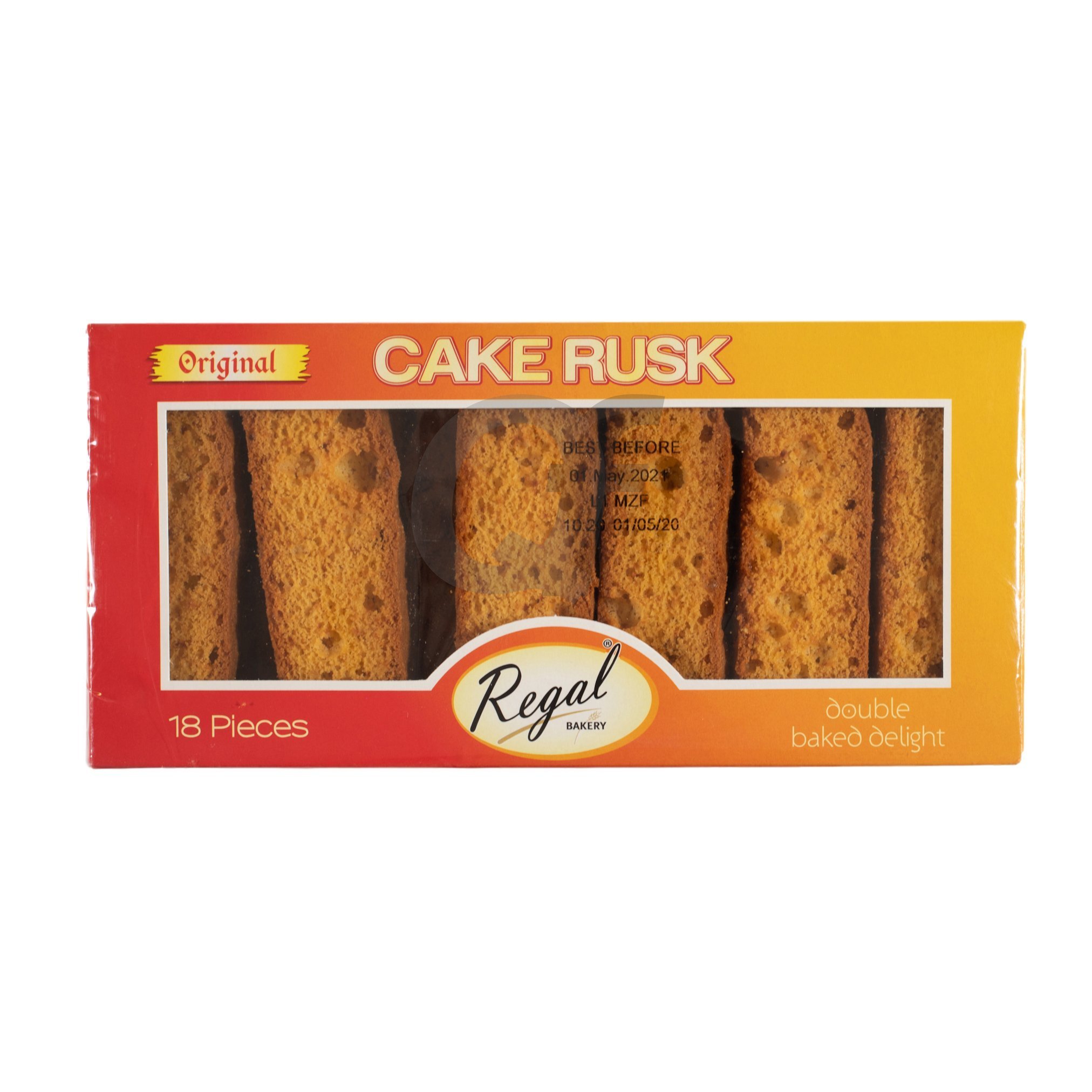 Cake Rusk Original Regal - (18Pcs)