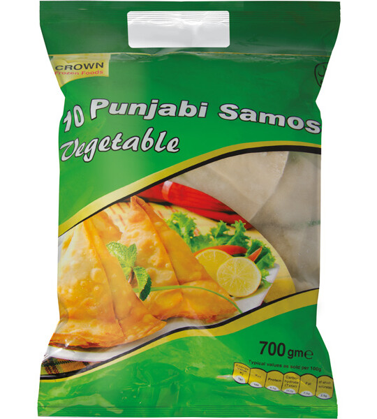 Punjabi Vegetable Samosa (Crown) -(10stk)