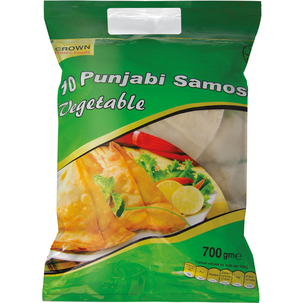 Punjabi Vegetable Samosa (Crown) -(10stk)