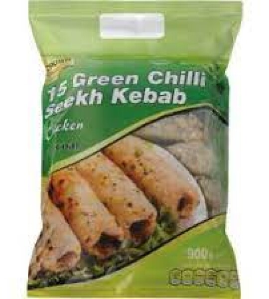 Chicken Green chilli Kebab (Crown) - 15stk