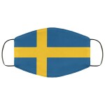 Face Mask (Washable) - Swedish Flag