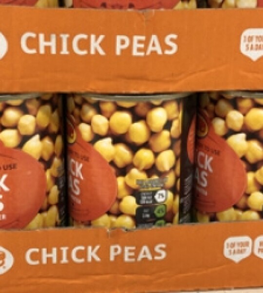 Chick Peas Boiled (12 pcs ) - 400g