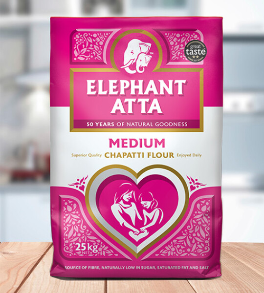 Elephant Atta Medium - 25kg