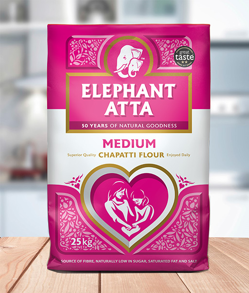 Elephant Atta Medium - 25kg