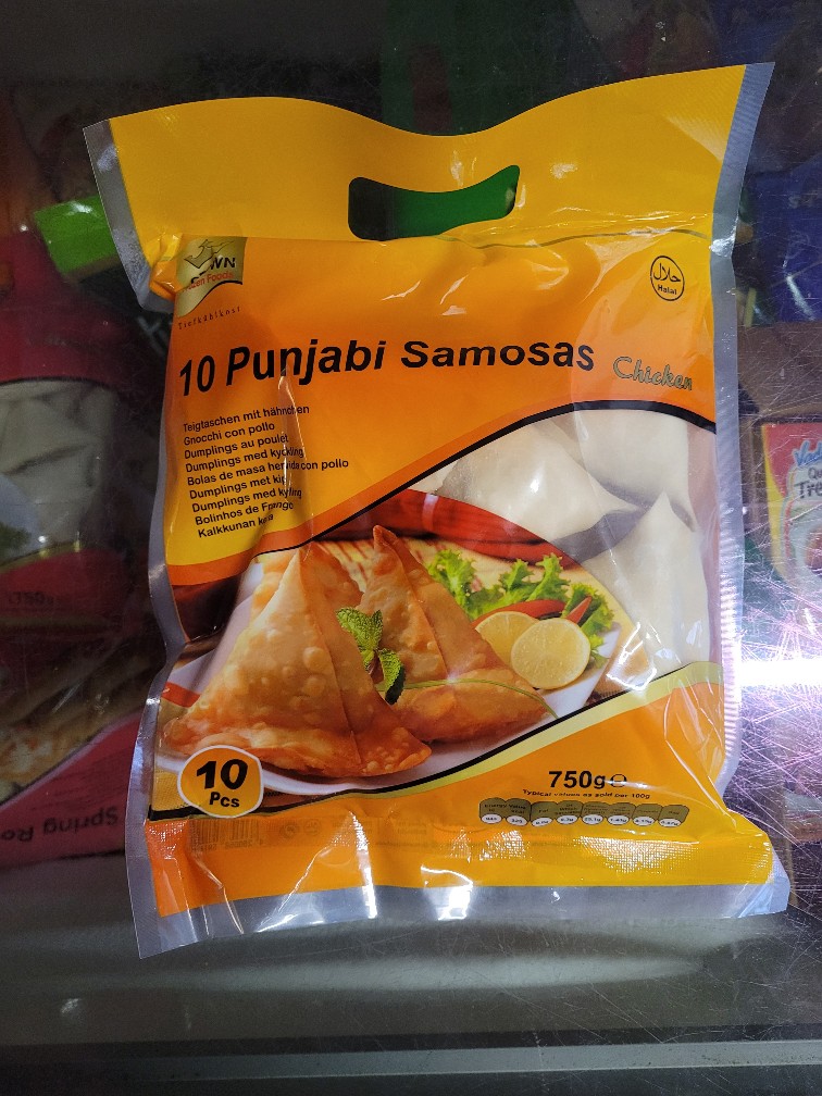 Punjabi Chicken Samosa (Crown) -(10stk)