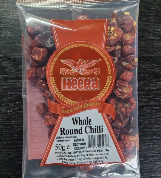 Whole Round Chilli - 50g