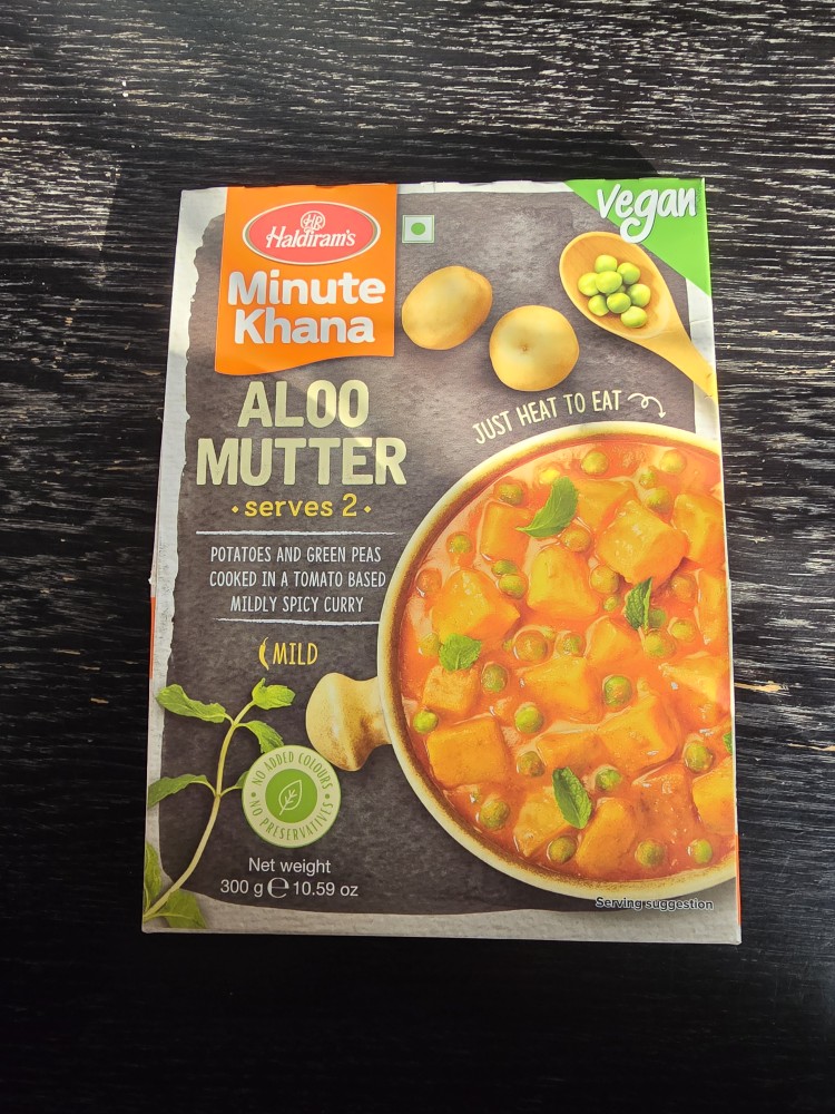 Aloo Mutter (Min Khana) - 300g