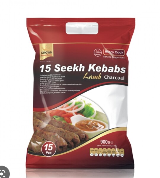 Seekh kabab ( Lamb ) crown - 15stk