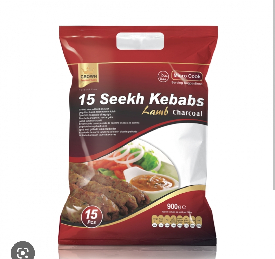 Seekh kabab ( Lamb ) crown - 15stk