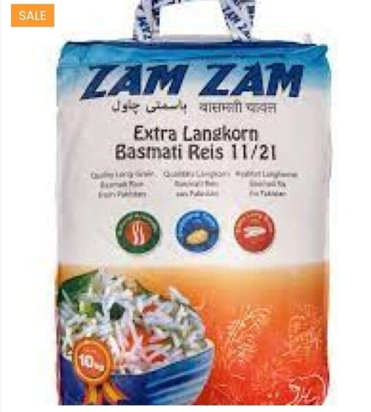 Zam Zam Basmati Rice (Premium Quality) - 10kg