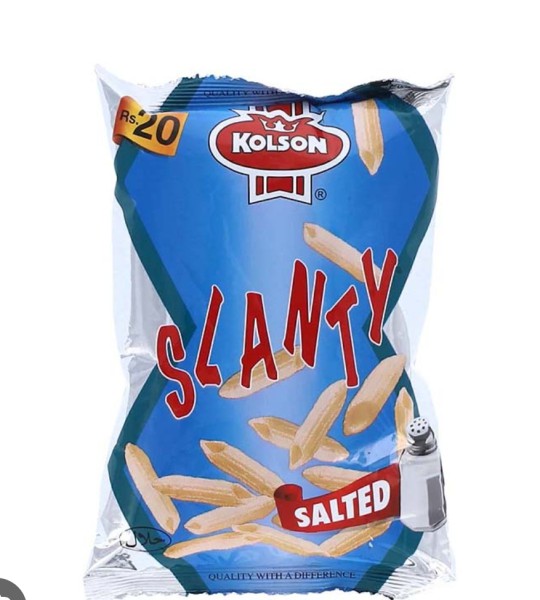 Slanty salted -
