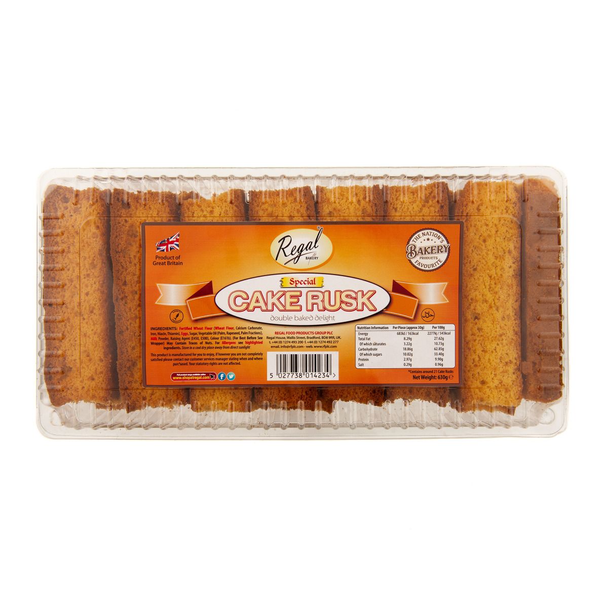 Cake Rusk Special Regal - (630g)