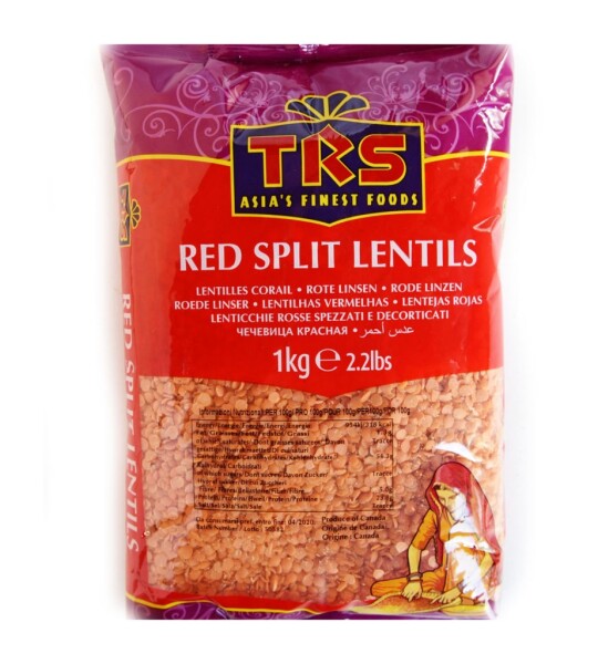 Red Split Lentils TRS- 1kg