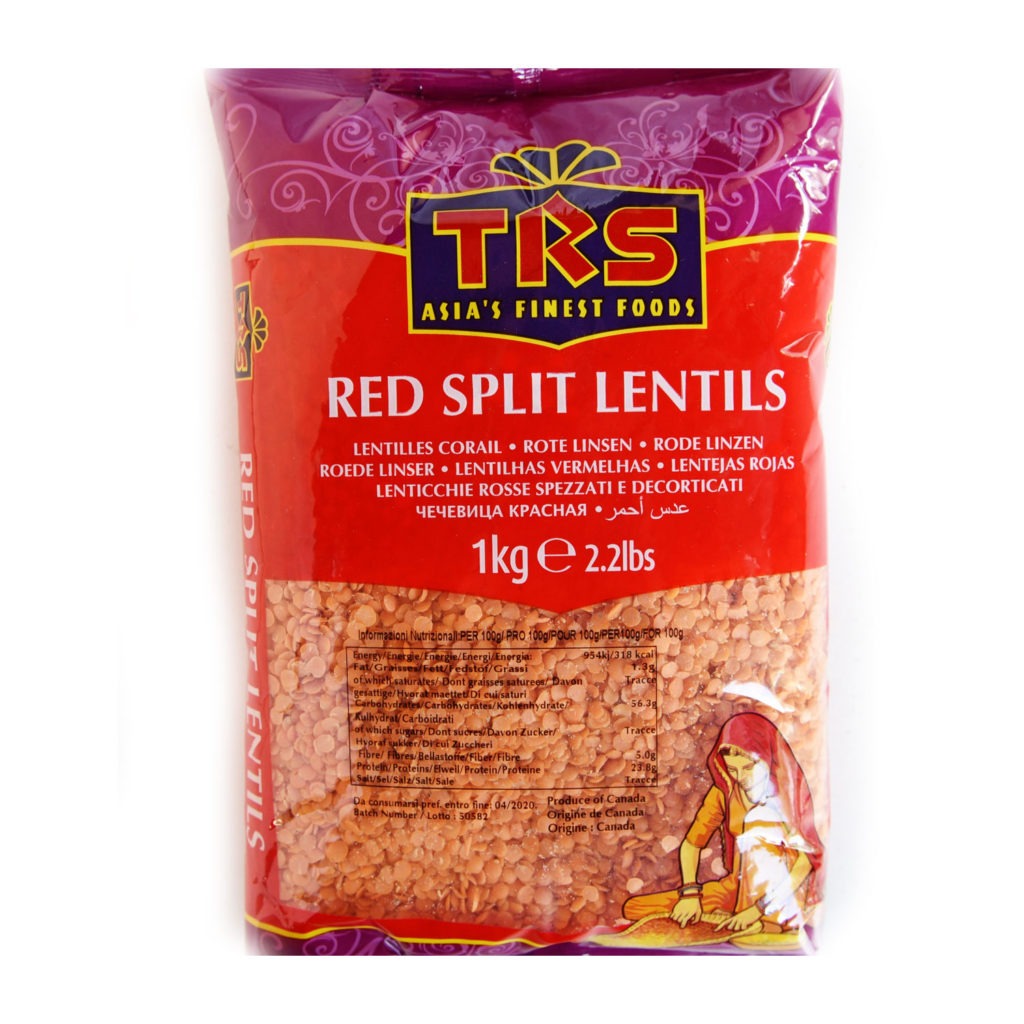 Red Split Lentils TRS- 1kg