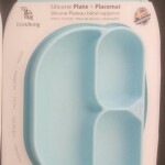 Silicon Plate + Placemat ( Blue )